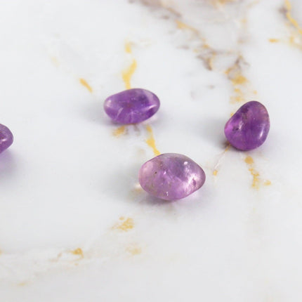 Amethyst tumbled stone-1