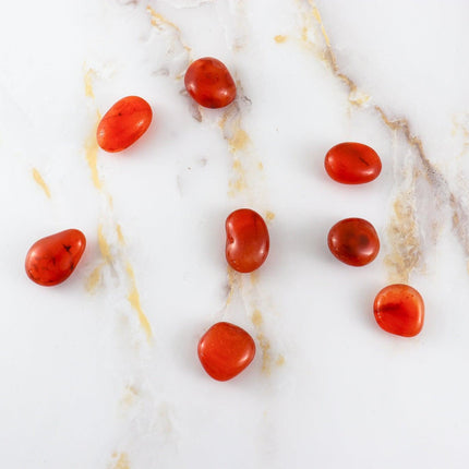 Carnelian tumbled stone-3