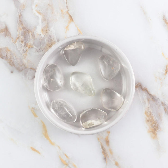 Rock Crystal Tumbled Stone-0