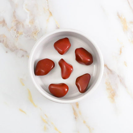 Red Jasper tumbled stone-0