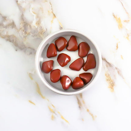 Red Jasper tumbled stone-4