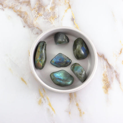 Labradorite tumbled stone-2