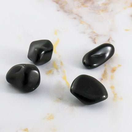 Silver Obsidian tumbled stone-3