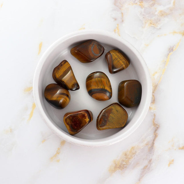 Tiger's Eye tumbled stone-0