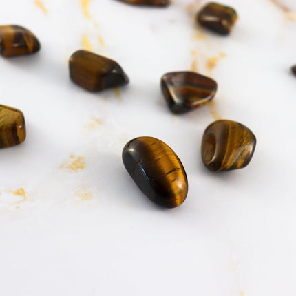 Tiger's Eye tumbled stone-1
