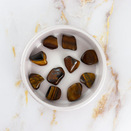 Tiger's Eye tumbled stone-4