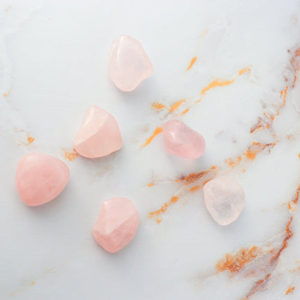 Rose Quartz tumbled stone-4