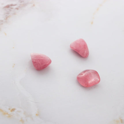 Rose Quartz tumbled stone-1
