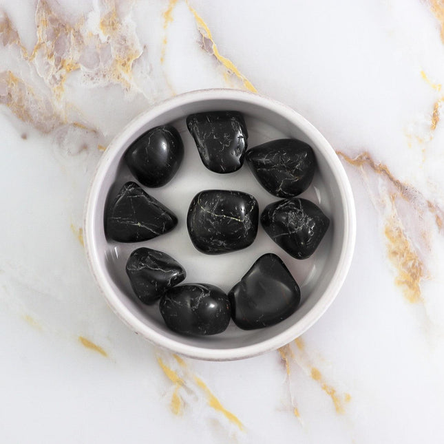 Black Tourmaline tumbled stone-0