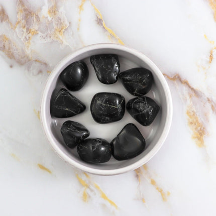 Black Tourmaline tumbled stone-2