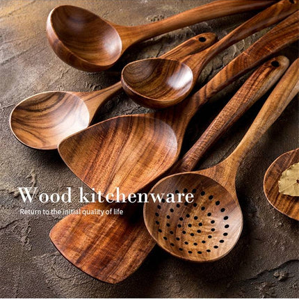 Teak Wooden Cooking Set-1