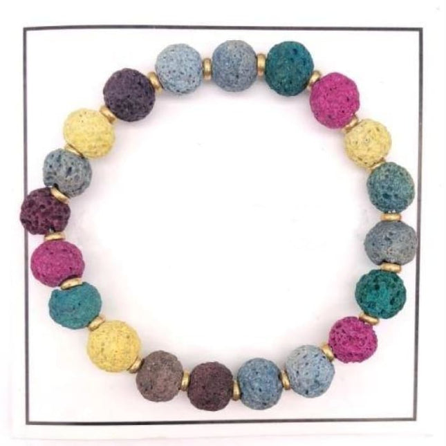 Rainbow Golden Lava Stone-0