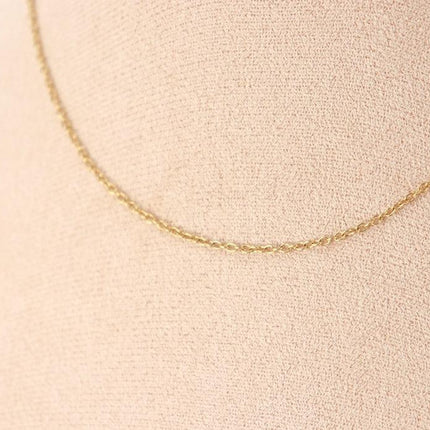 Gold-plated and 18k gold-plated stainless steel cable chain-4
