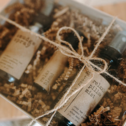 Gift Set- Smudge Spray, Pillow Spray & Relax Roller-2
