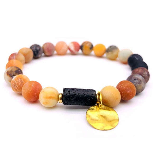 Sun Goddess Lava Stone Essential Oil Bracelet Amazon-0