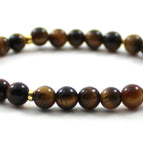 With Golden Silver Beads / 16 cm (6.3 inches)(Small) / 6 mm