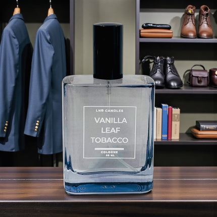 Vanilla Leaf Tobacco Cologne for Men | Warm Tobacco Leaf, Vanilla & Spice Fragrance | Long Lasting Men's Cologne | Made in USA-0
