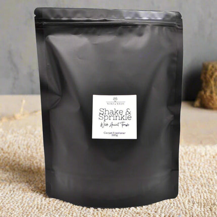 Wilde Ancient Temple Scented Shake & Sprinkle. Strong Carpet Freshener. 500g | Vegan Friendly | Cruelty Free | Handmade In UK | Highly Scented | Carpet Cleaner