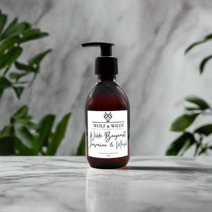 Wilde Bergamot, Jasmine & Musk Luxury 2 In 1 Liquid Soap - Hand & Body 250ML