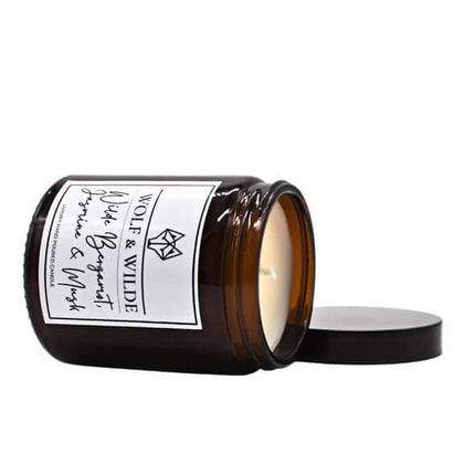 Wilde Bergamot, Jasmine & Musk Luxury Aromatherapy Scented Candle