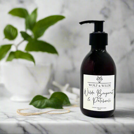Wilde Bergamot & Patchouli Luxury 2 In 1 Liquid Soap - Hand & Body 250ML