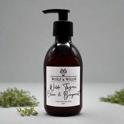 Wilde Thyme, Olive & Bergamot Luxury 2 In 1 Liquid Soap - Hand & Body 250ML