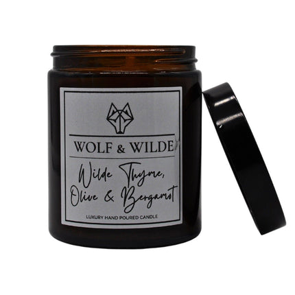 Wilde Thyme, Olive & Bergamot Luxury Handmade Scented Candle