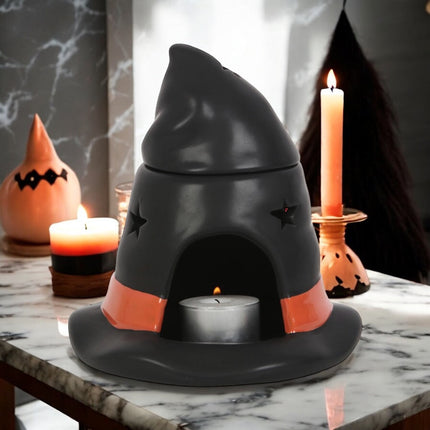 Halloween Witch Wizard Hat Wax Melt and Essential Oil Warmer-2