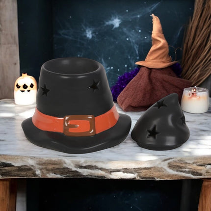 Halloween Witch Wizard Hat Wax Melt and Essential Oil Warmer-1